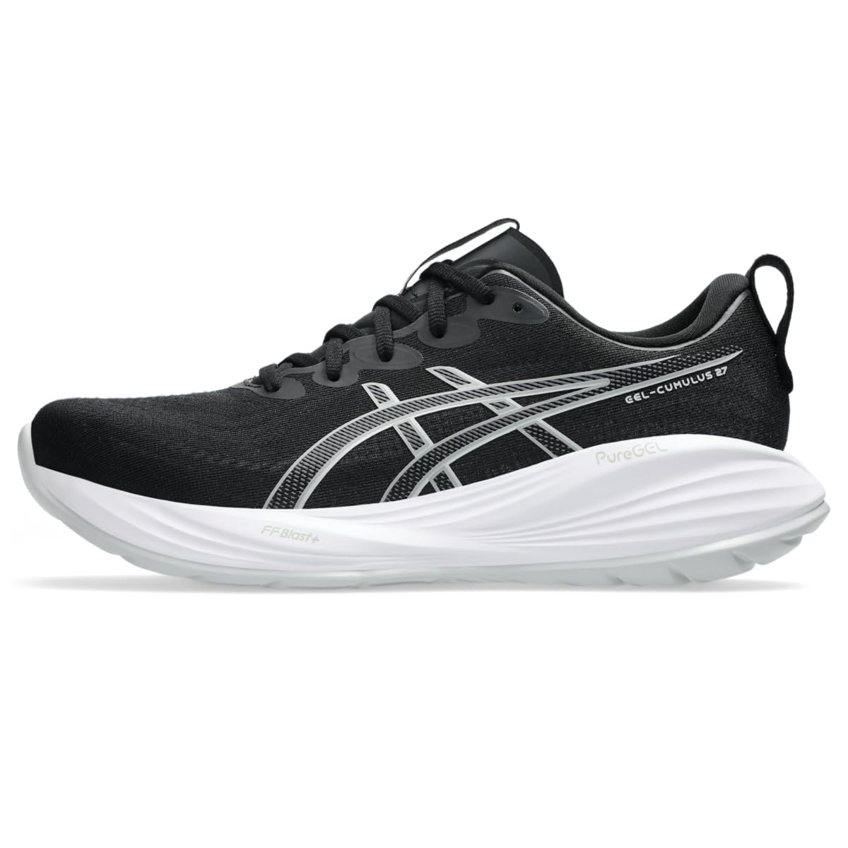 ASICS Men's Gel-Cumulus 27 Running Shoes, 11, Black/Concrete