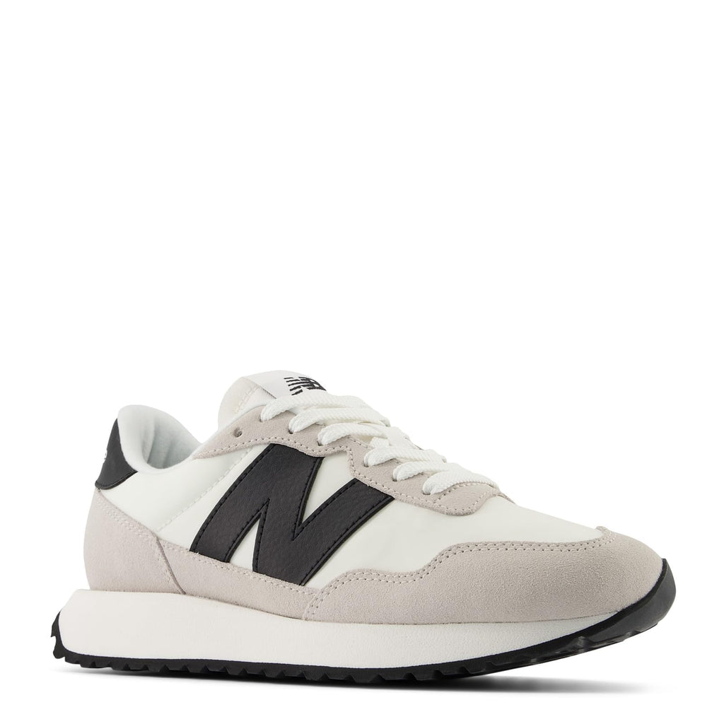 New Balance Women's 237 Sneaker, Sea Salt/Silver Birch/Black, 8 M
