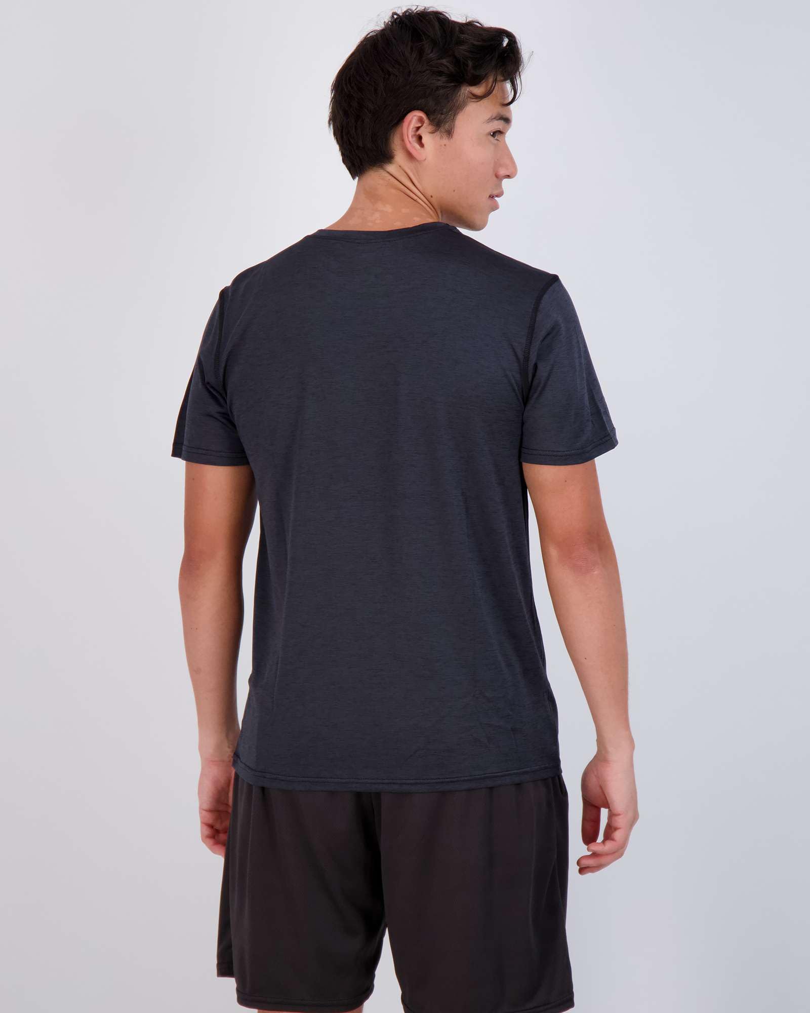Real Essentials 5 Pack: Men’s Short Sleeve Dry Fit T-Shirts – Moisture Wicking Athletic Workout Gym Fitness Casual Tees, Set 10, XX-Large
