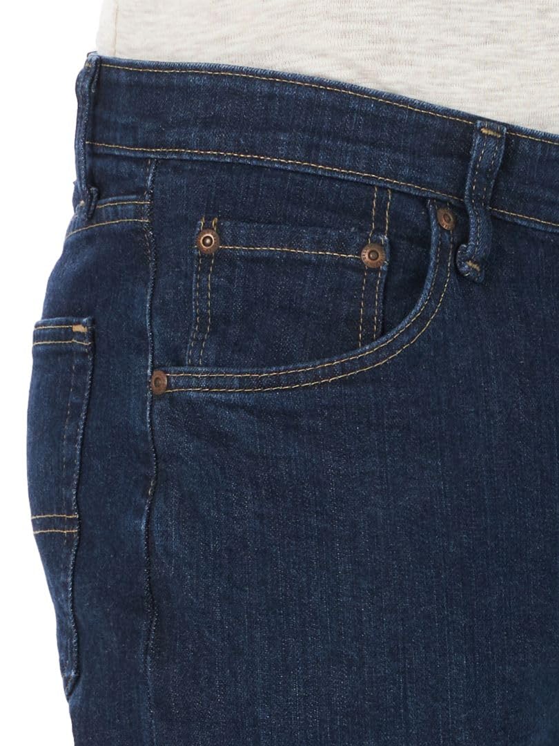 Regular Fit Comfort Flex Waist Jean, Dark Indigo, 42W x 29L