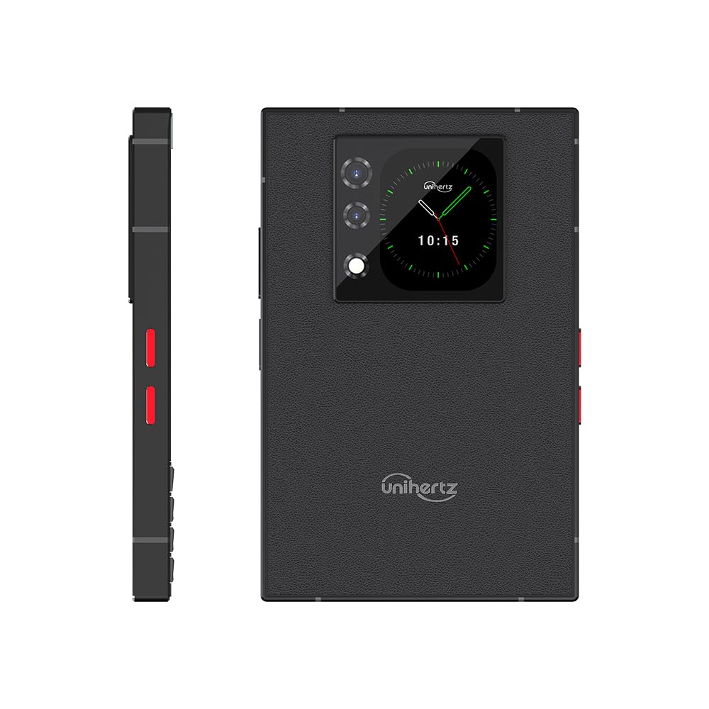 Unihertz Titan 2 The Latest 5G QWERTY Physical Keyboard 5G Smartphone Android 15 Dual Screen 5050mAh Large Battery Capacity 12+512GB Memory Compatible with T-Mobile, Verizon and AT&T only