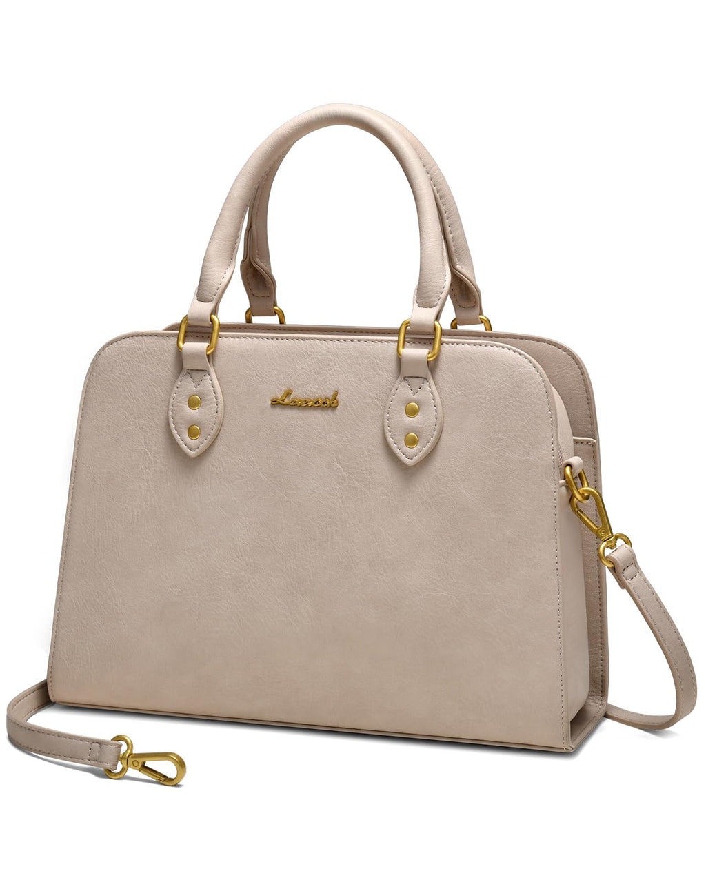 LOVEVOOK Purses and Handbags for Women, Vintage-Style PU Leather Crossbody Shoulder Bag Top Handle Satchel Tote Purse for Ladies
