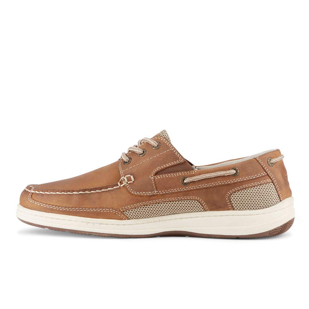 Dockers Men's Beacon Boat Shoe, Dark Tan, 11 Wide