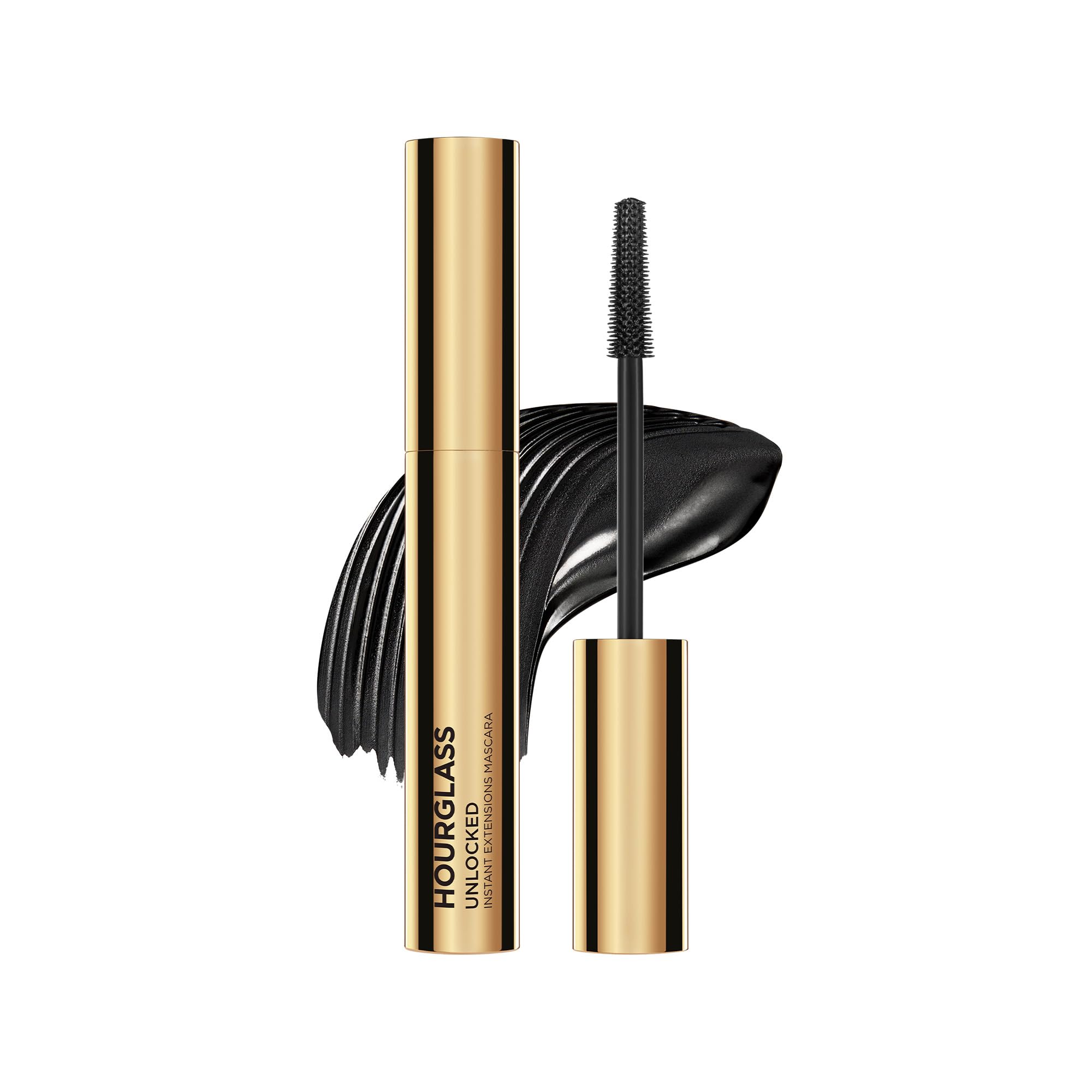Hourglass Unlocked Instant Extension Mascara, Tubing Mascara Dramatically Lifts, Defines & Lengthens for Fanned-Out Lashes, Natural-Looking Eyelashes for up to 16hrs of Smudge-Proof, Flake-Free Wear