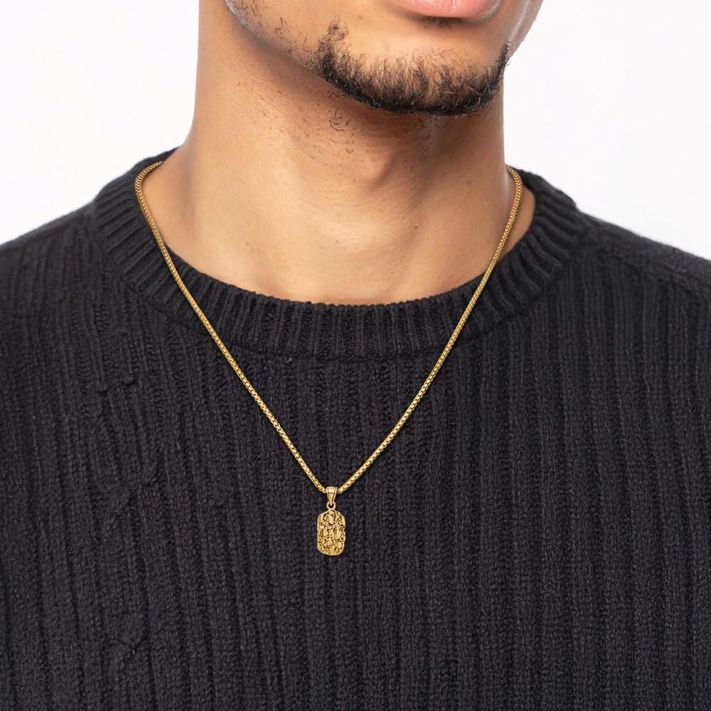 IceCarats 14K Solid Yellow Gold Chunky Nugget Necklace Chain Pendant Charm Only