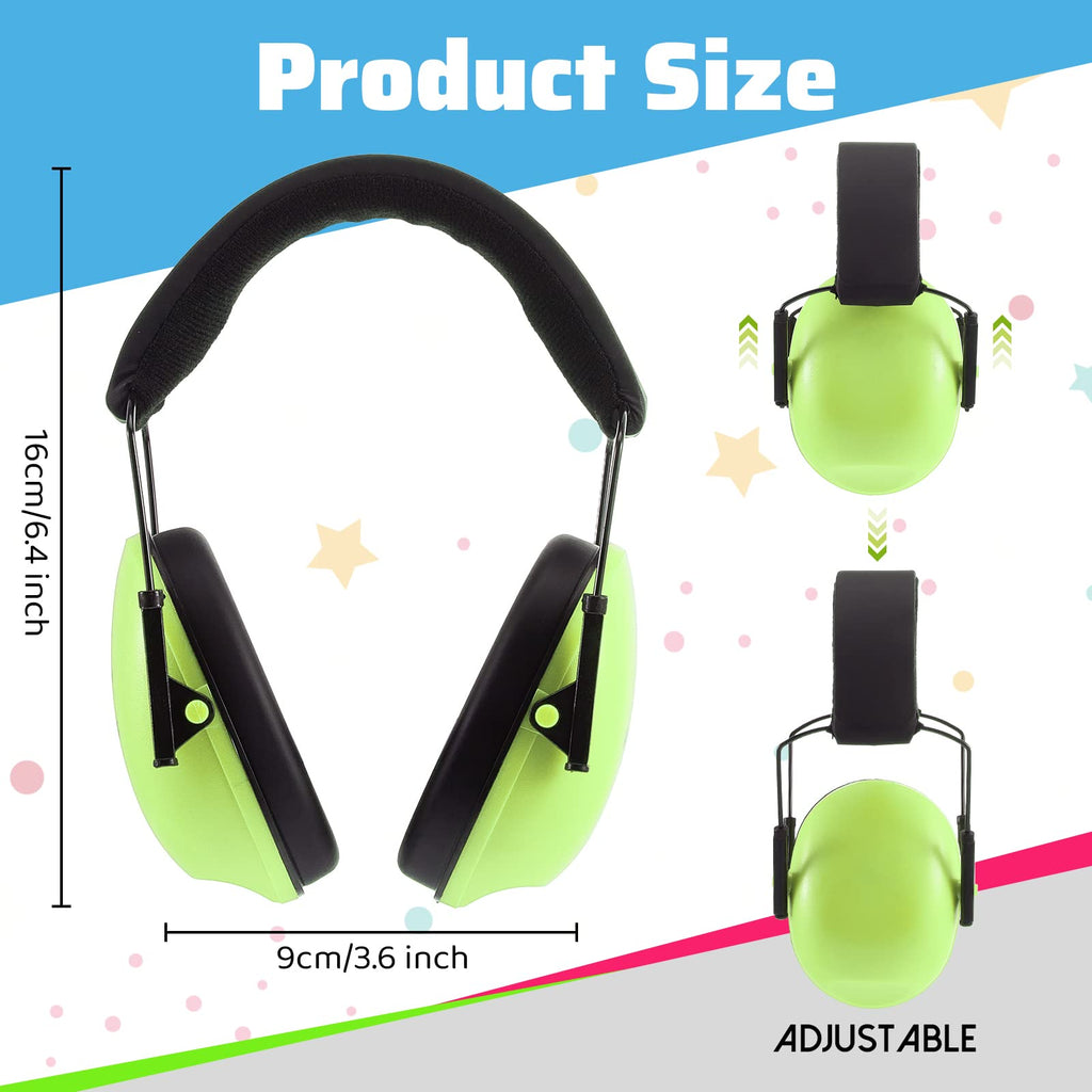 Amylove 12 Pcs Kids Ear Protection Noise Cancelling Headphones Ear Muffs Bulk 27db Adult Noise Reduction Hearing Earmuff (Universal Fit (kids & Adults),Classic Style)