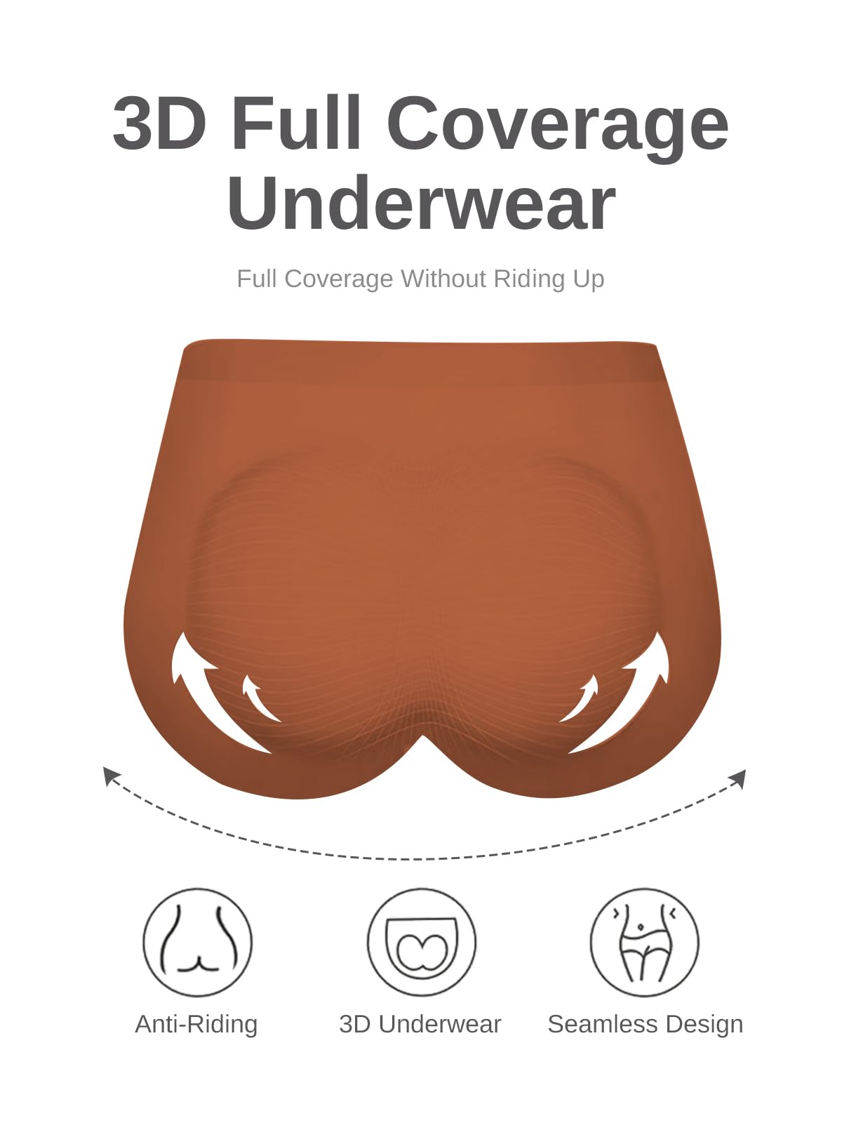 Cuweni Womens Underwear Seamless High Waisted Briefs Silky Stretch No Show Breathable Full Coverage Ladies Panties 6 Pack (US, Alpha, X-Large, Regular, Regular, 6 color packs)