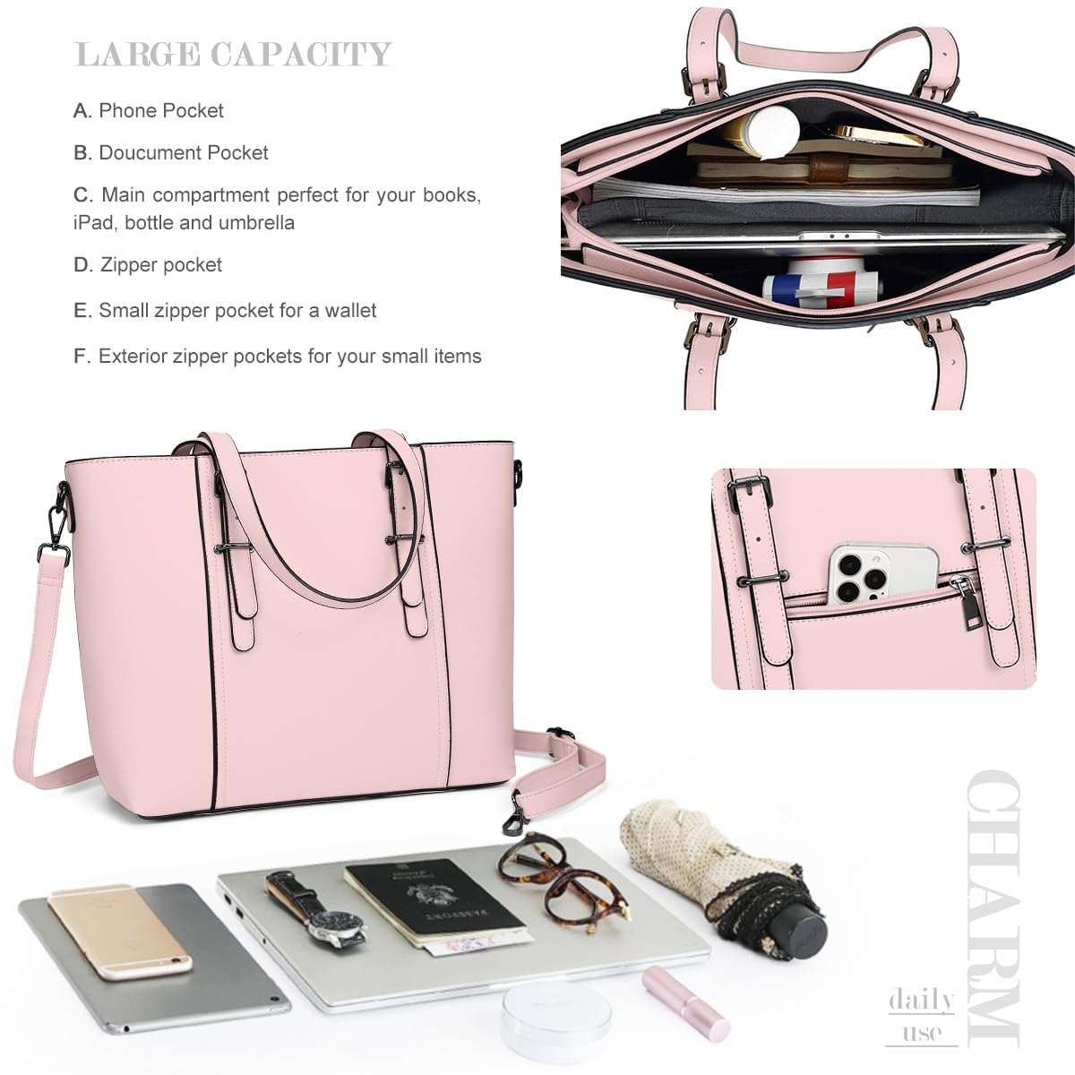 Women Purses and Handbags Tote Shoulder Bag Top Handle Satchel Bags for Ladies