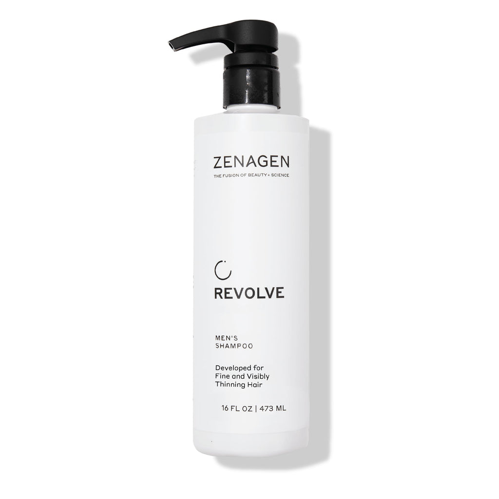 ZENAGEN Revolve Men's Thickening Shampoo | Supports Appearance of Fuller, Healthier-Looking Hair, Developed for Fine & Visibly Thinning Hair, Plant-Based, 5-Minute Treatment, 473 mL / 16 oz