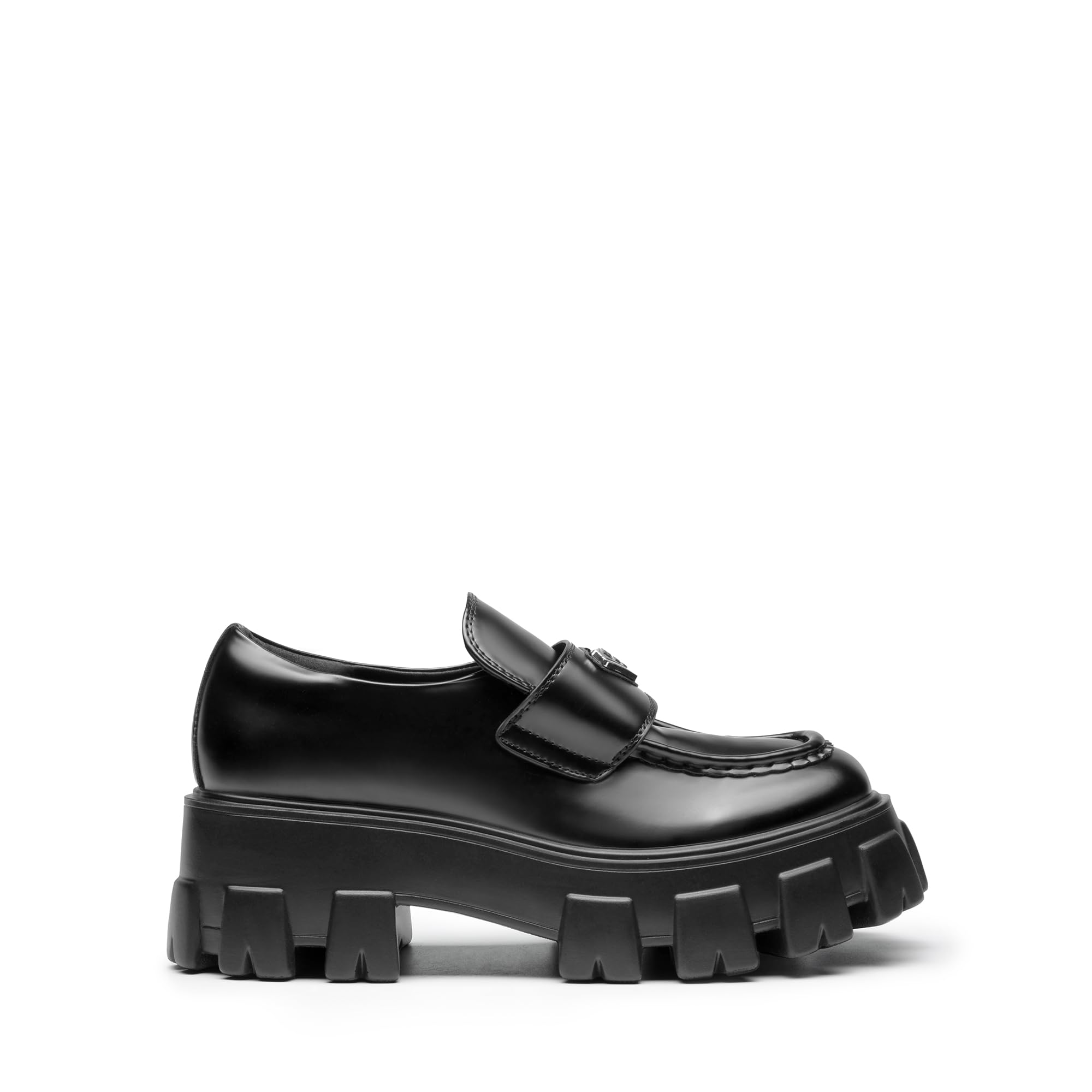 DREAM PAIRS Women's Chunky Loafers Platform Comfortable Slip-On Dressy Business Casual Fashion Outfit Loafer Shoes,Size 8,Black,SDLS2411W