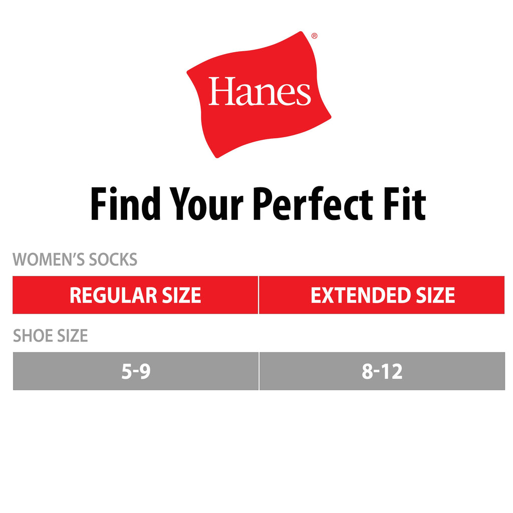 Hanes Womens Value Pack, Ankle Soft Moisture-wicking Socks, Available In 10 And 14-packs, White - 14 Pack, 5-9 US