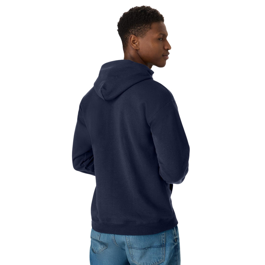 Hanes mens Pullover Ecosmart Hooded athletic sweatshirts, Navy, X-Large US