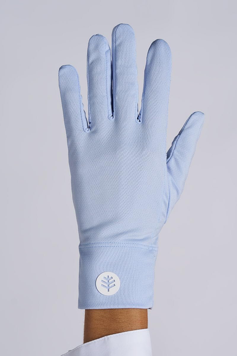 Coolibar Convertible Fingertip UV Sun Gloves - UPF 50+ Sun Protection - Fuji in Periwinkle Purple