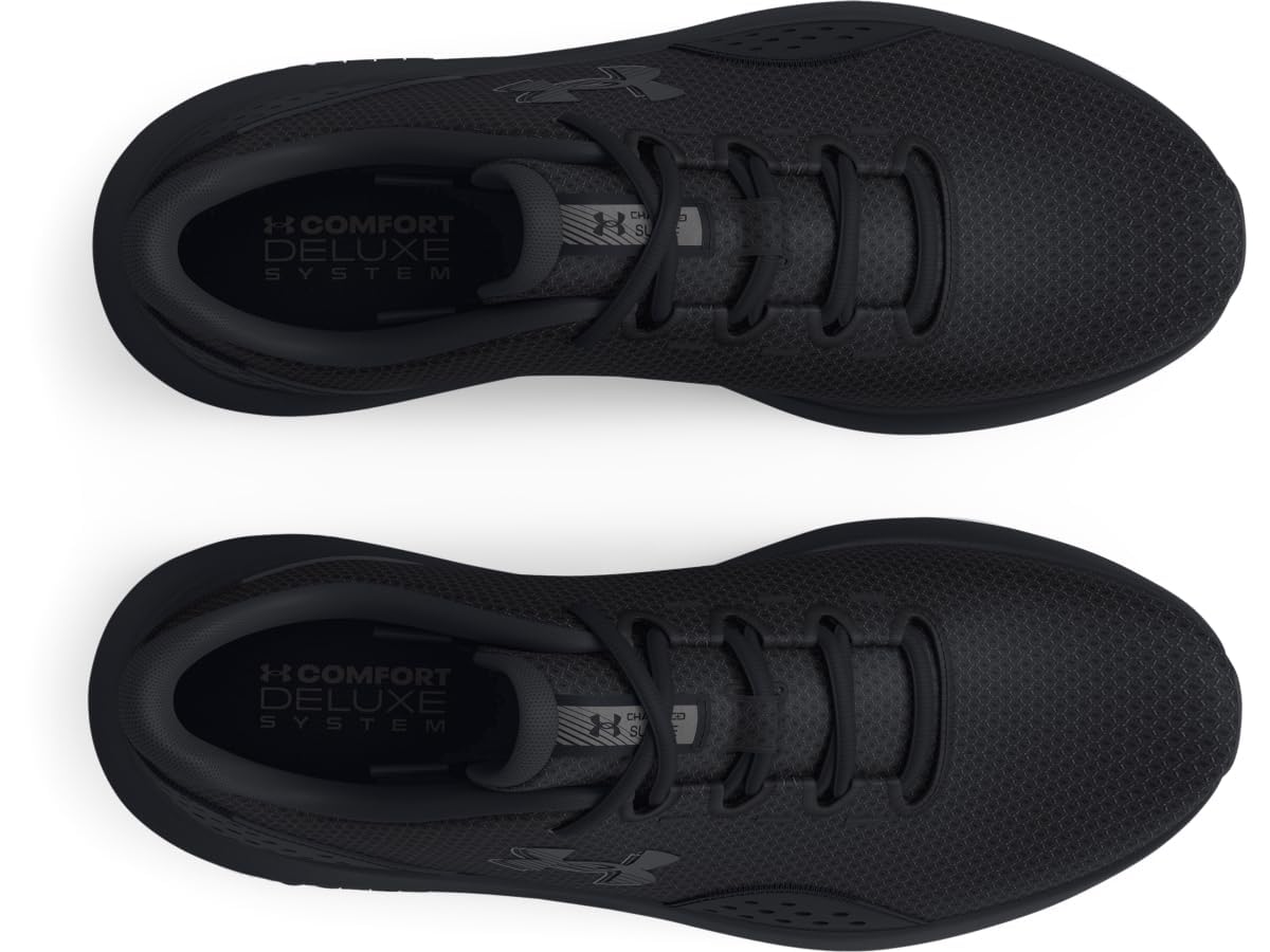 Under Armour Men's Charged Surge 4, (002) Black/Black/Black, 13, US
