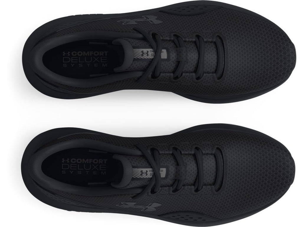 Under Armour Men's Charged Surge 4, (002) Black/Black/Black, 12, US