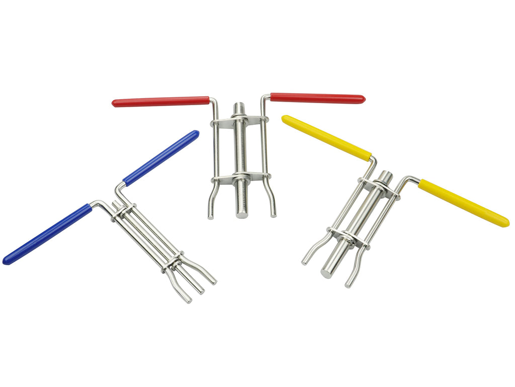 Mejiao Seal Installer Kit 3pc Seal Installation Tool Large, Medium and Small Hydraulic Cylinder Seal Tool Hydraulic Cylinder Tools With Rubber Protection Handle