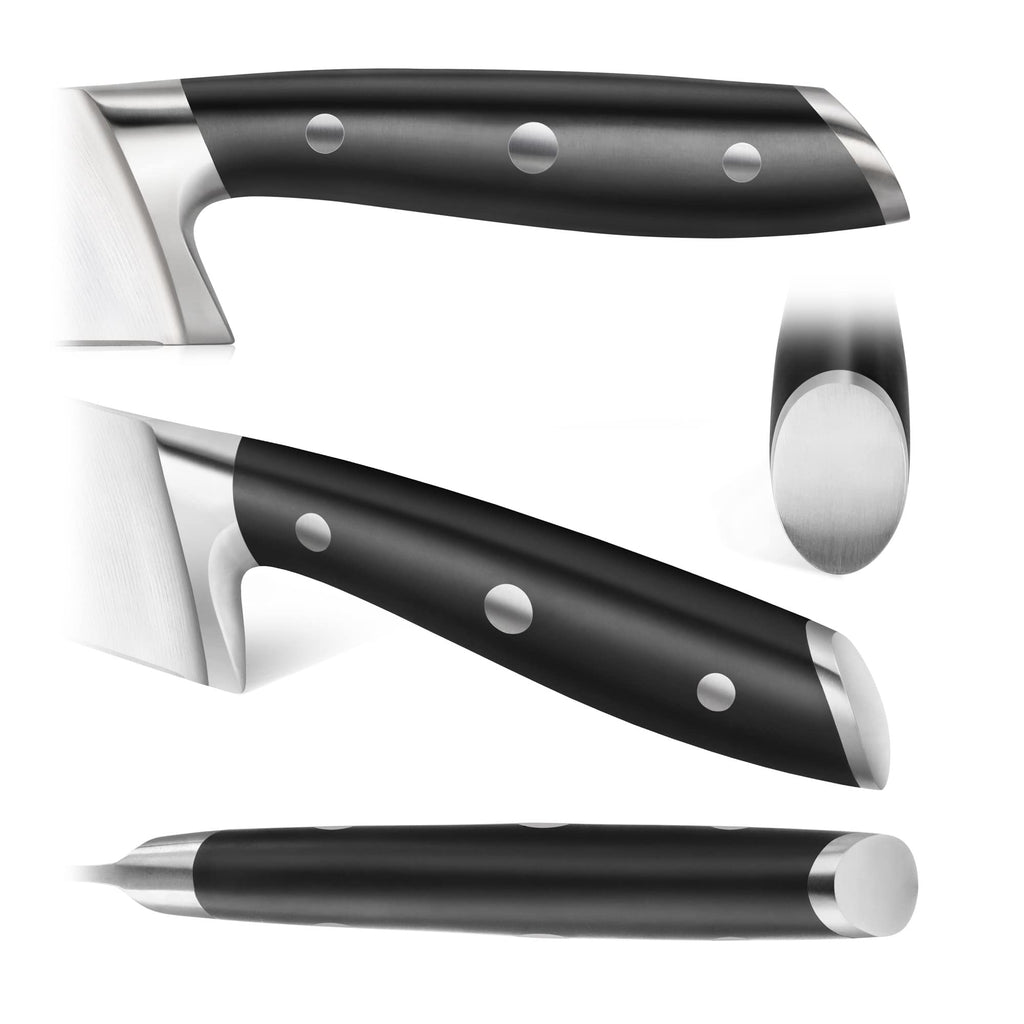 Cangshan ALPS Series 502797 German Steel Forged 2-Piece Starter Set with Sheaths, Black