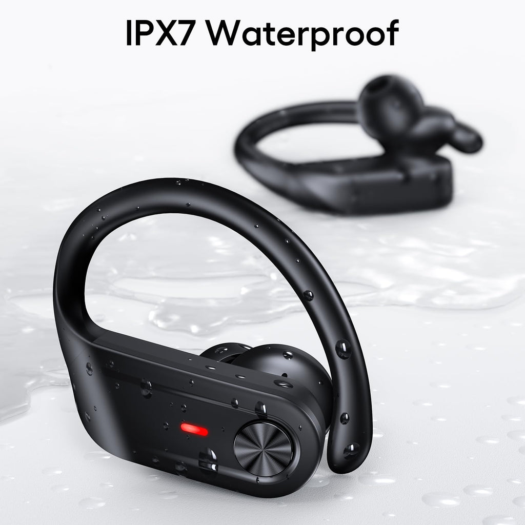 TAGRY Hybrid Active Noise Cancelling Wireless Ear Buds 80 Hrs Playtime Hi-Res Stereo Quality Bluetooth Earbuds with Transparency Mode Headphones Bluetooth Earhooks ANC Earphones for Work