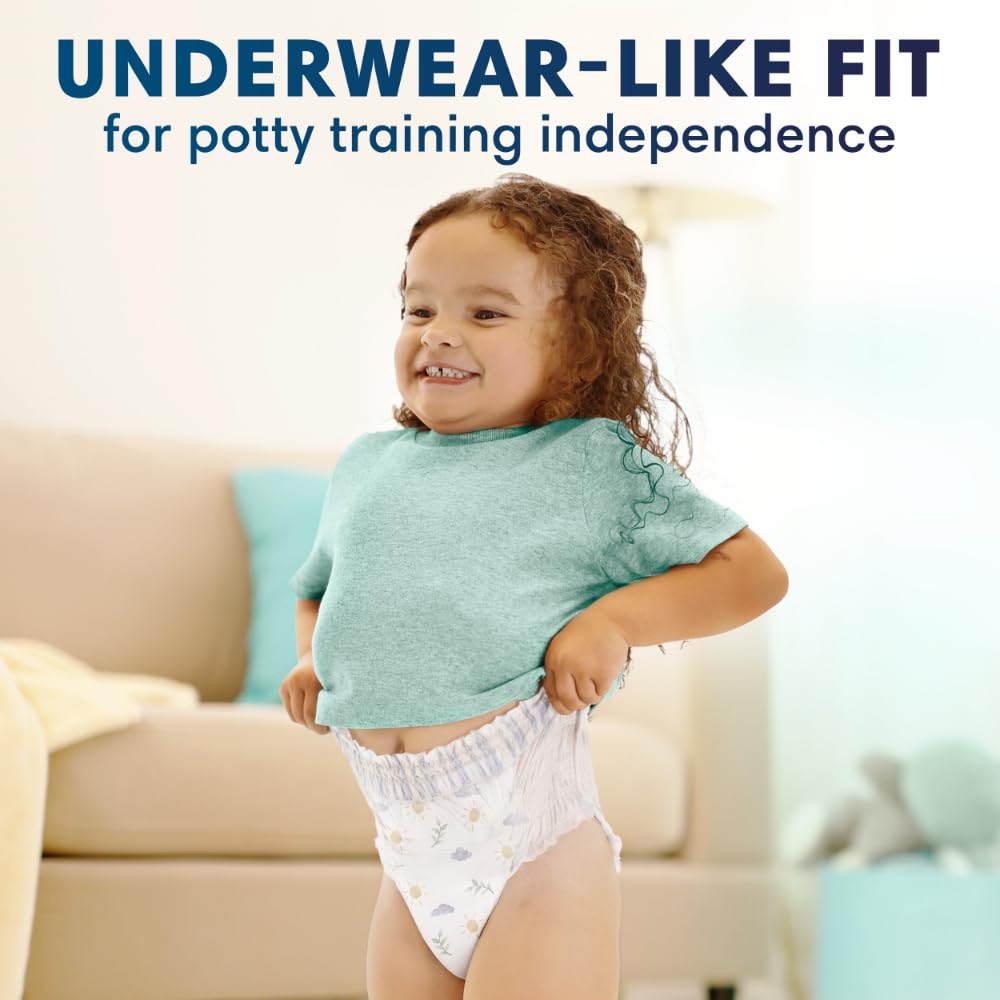 Pampers Pure Protection Training Underwear, Unisex, Size 2T3T, 60 Count, Premium, Hypoallergenic, Soft, Absorbent