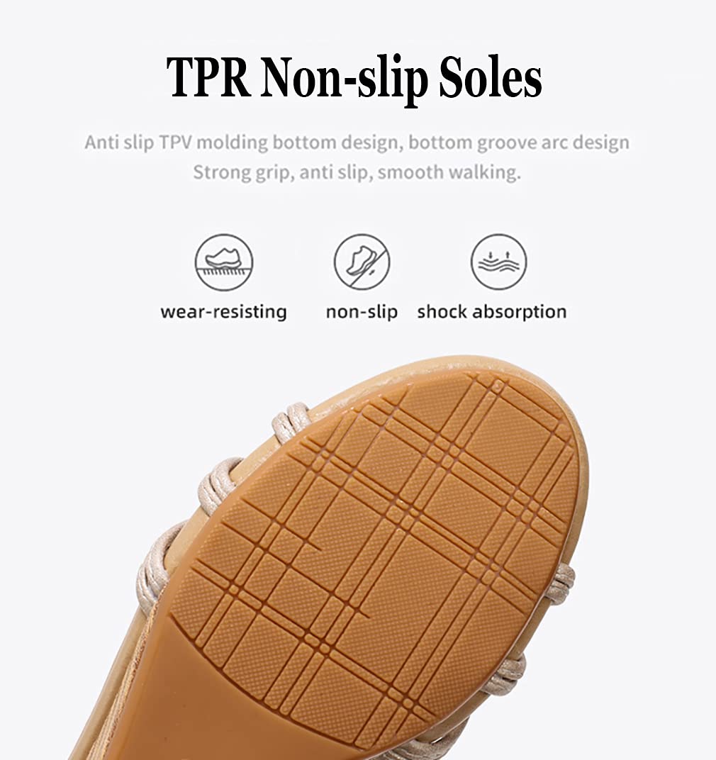 FRALOSHA Wedge Sandals for Women Ankle Strap Flower Sandal Dressy Summer Heel Beach Casual Shoes Pink 9