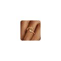Eaciy Initial Rings for Women Girls - 14K Gold Plated H Initial Ring for Girls Age 6-8 Letter B Initial Letter Rings 10 Year Old Girl Birthday Gifts