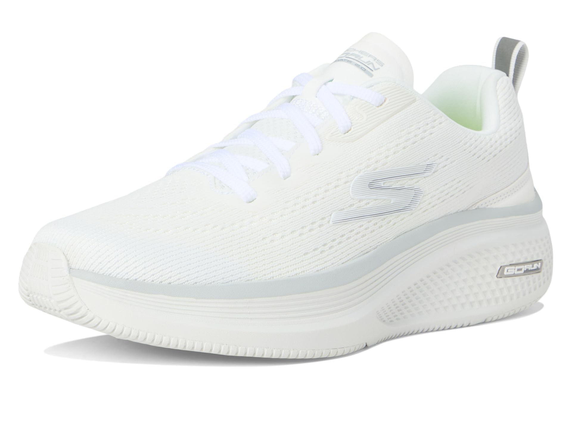 Skechers Men's Go Run Elevate 2.0 Fluid Motion Sneaker, White, 9.5 X-Wide