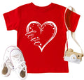 Toddler Valentine's Day Shirts Boys Girls Cute Love Heart Graphic T-Shirt Casual Short Sleeve Tee Tops