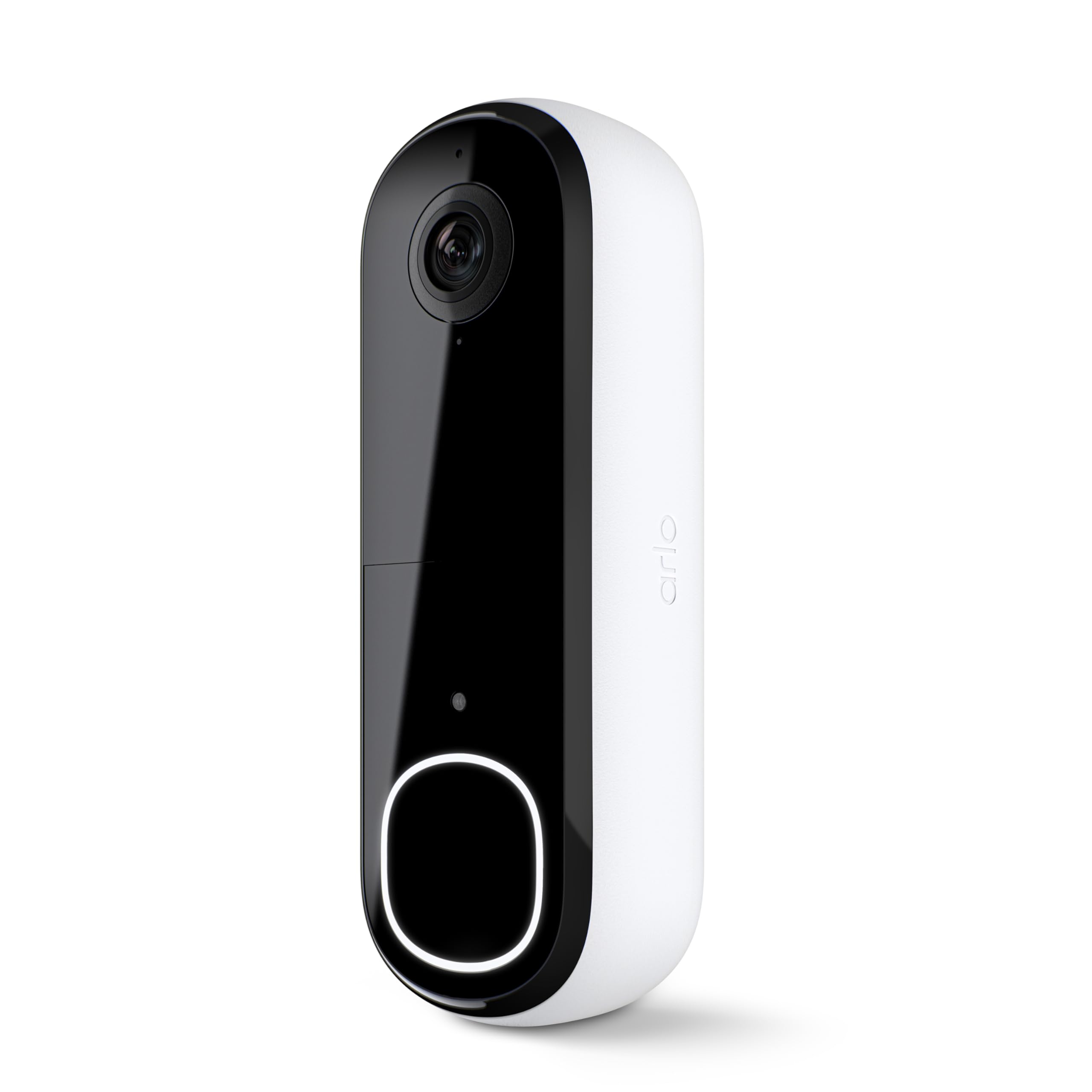 Arlo Video Doorbell 2K (2nd Gen, Latest Release), Wireless or Wired, Package Detection, Person & Vehicle Recognition, 1-Month Secure Plan, 2-Way Audio, Night Vision, Head to Toe Video View