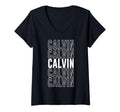 Womens Calvin V-Neck T-Shirt