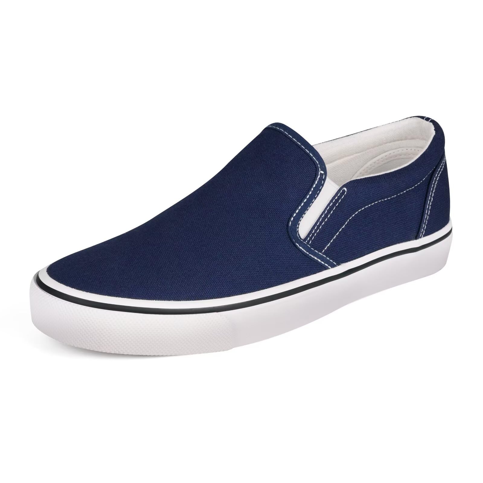 Mens Classic Slip on Canvas Shoes Casual Loafers Fashion Sneakers