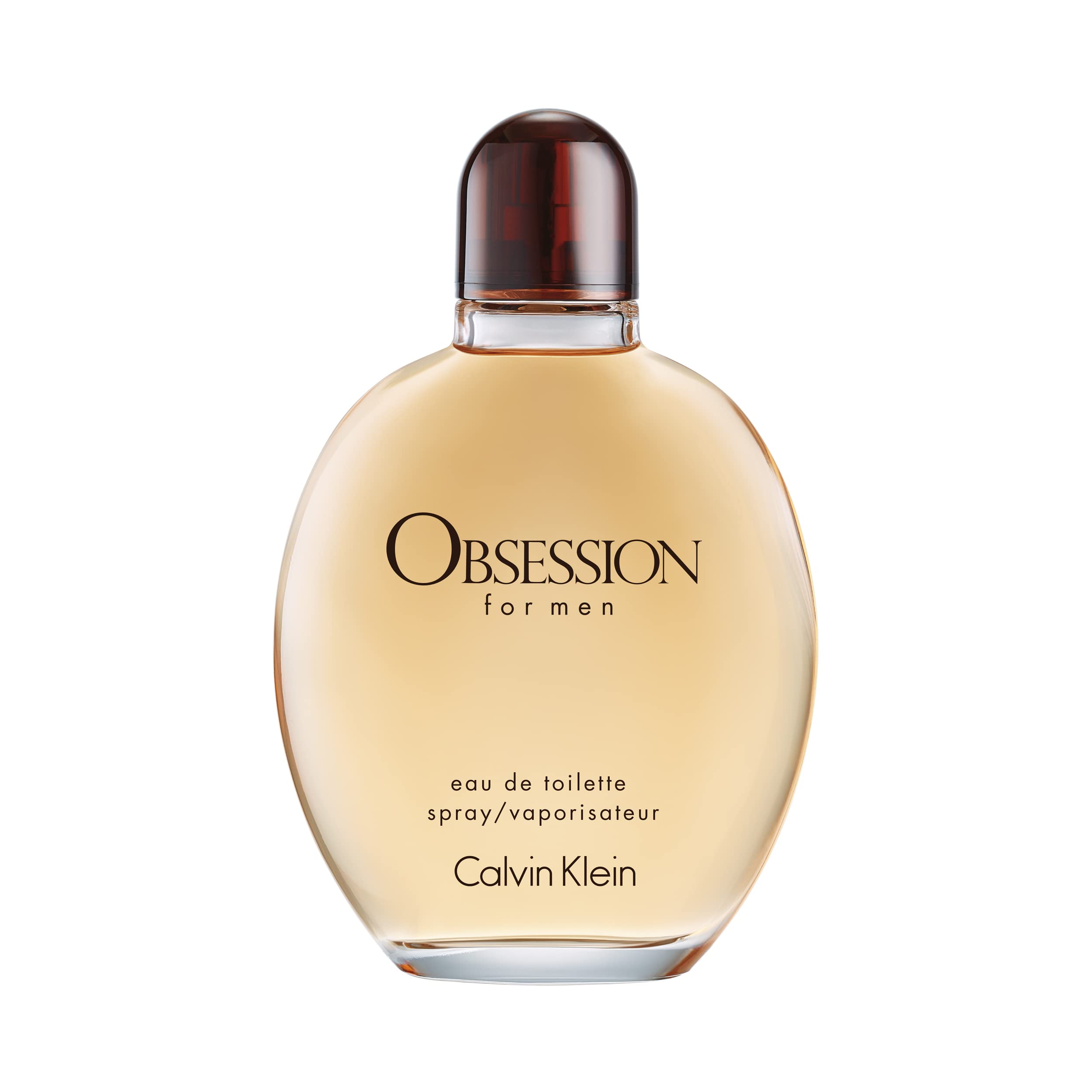 Calvin Klein Obsession for Men Eau de Toilette – Ambery Men's Cologne – With Notes of Bergamot, Mandarin, Lavender & Musk – Long Lasting Fragrance