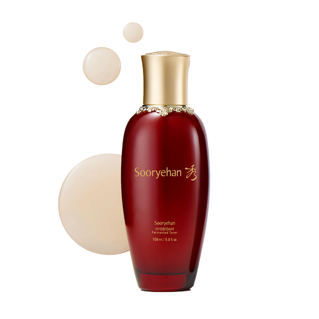 Sooryehan Hyobidam (Fermented Toner, 5.1fl oz) - Korean Skin Care. Highly Nourishing & Hydrating Toner for Firm Skin by LG Beauty. Wild Ginseng.