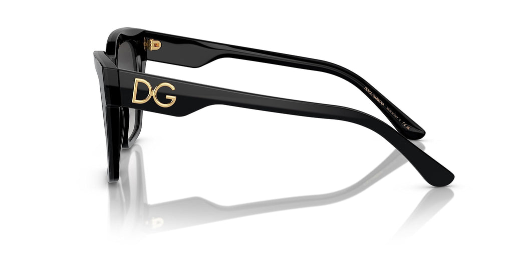 Dolce & Gabbana Womens DG4384 Black/Grey Gradient One Size One Size