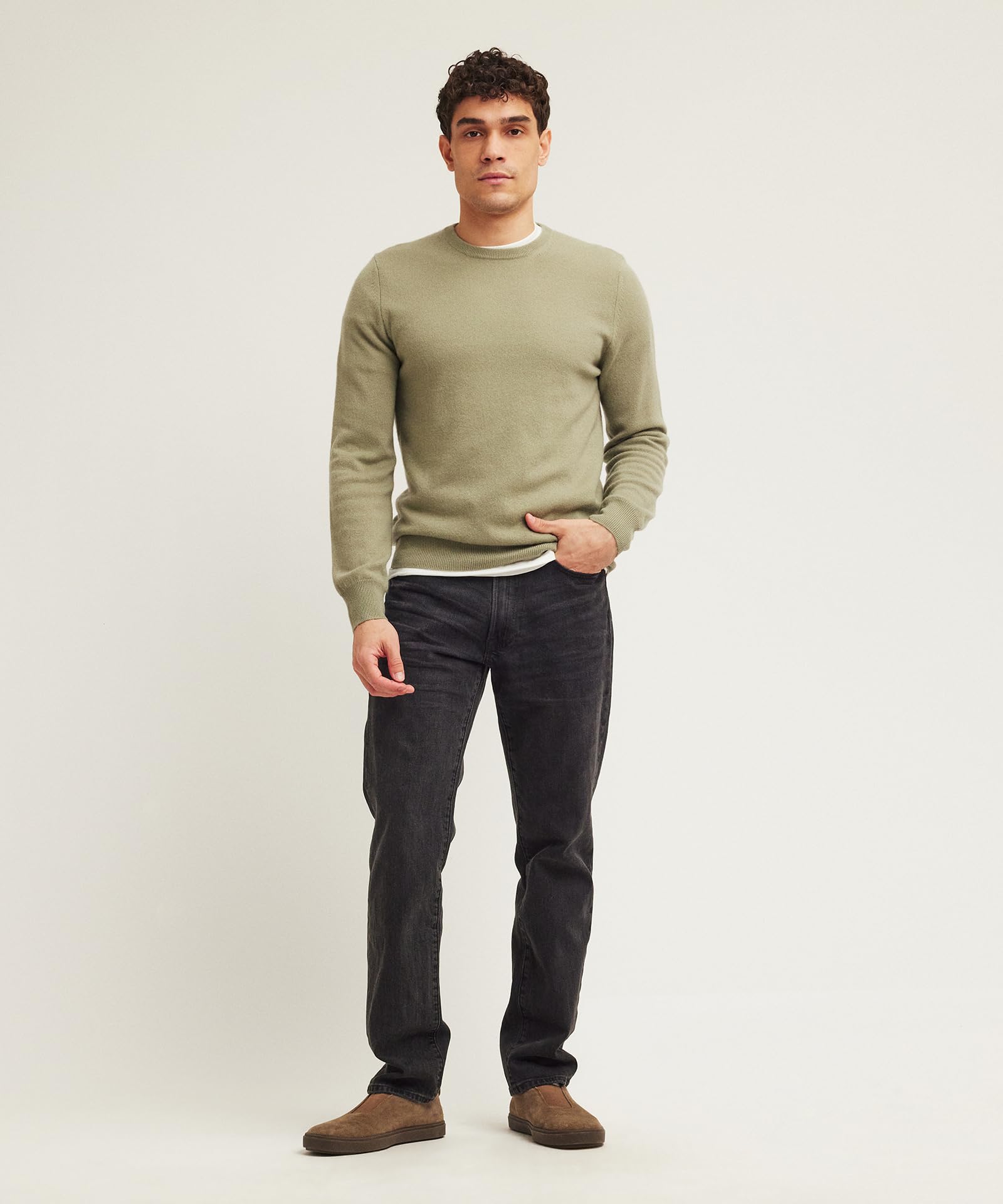 NAADAM Men's Original 100% Pure Cashmere Crewneck Pullover Sweater