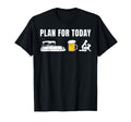 Funny Plan for Today Boating Beer T-Shirt