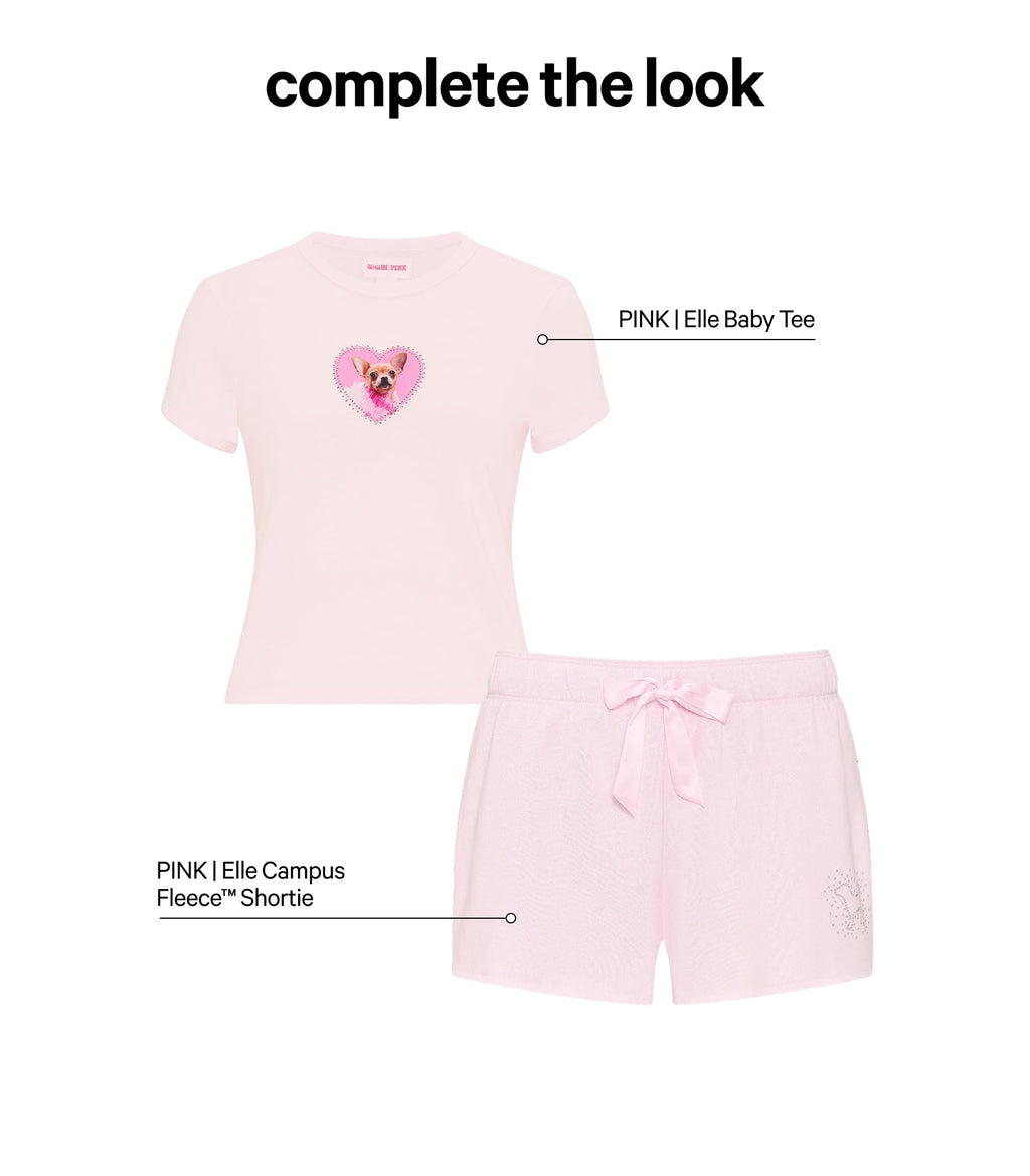 Victoria's Secret Pink | Elle Campus Fleece™ Shortie, Pink Tulip, M