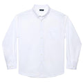 Double Pump Big and Tall Dress Shirts for Men Long Sleeve Business Casual Solid Button Down Shirts from XXL(T) to 6XL(T)(S278,3XLT)