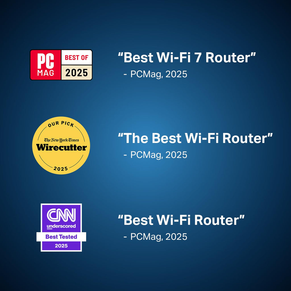 TP-Link Dual-Band BE3600 Wi-Fi 7 Router Archer BE230 | 4-Stream | 2×2.5G + 3×1G Ports, USB 3.0, 2.0 GHz Quad Core, 4 Antennas | VPN, EasyMesh, HomeShield, MLO, Private IOT | Free Expert Support