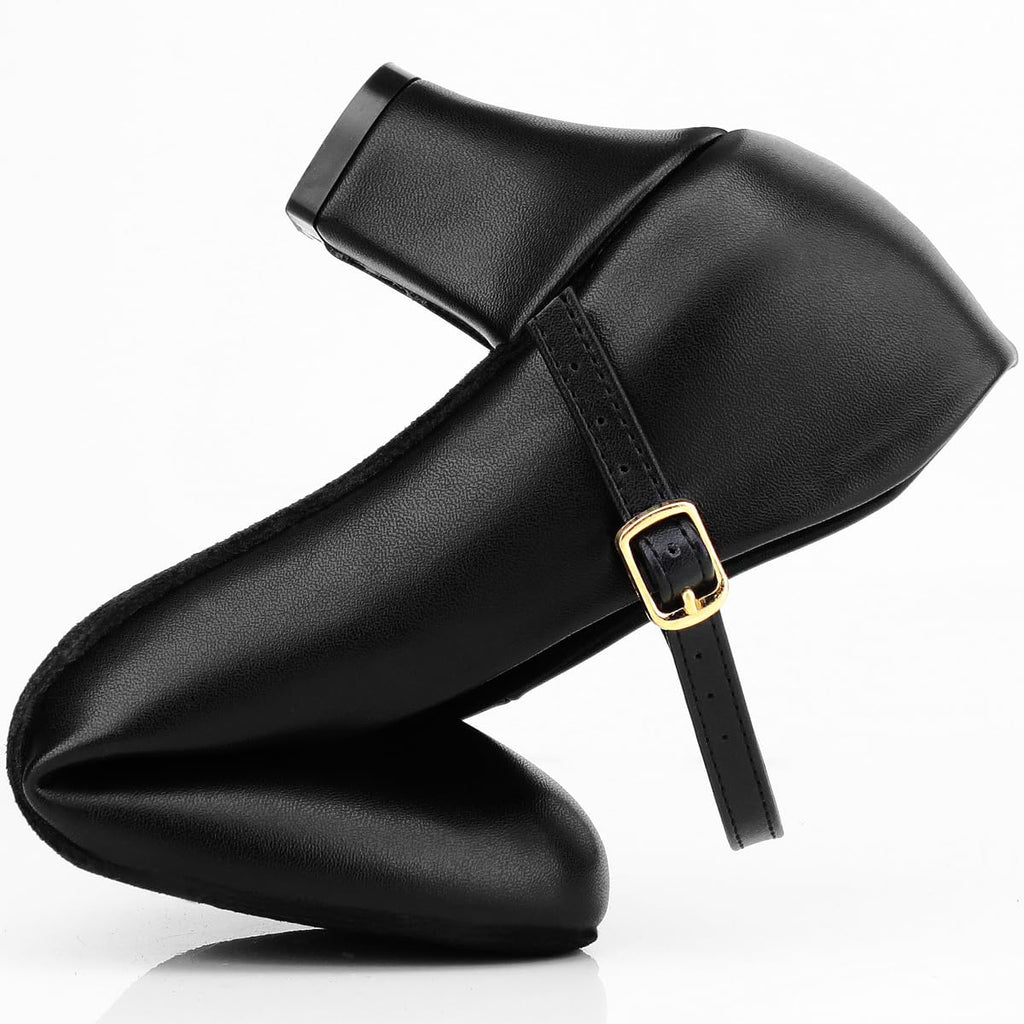 Bokimd Women's Black Non-Slip Latin Salsa Dance Heels Ballroom Character Shoes Prom Dress Pumps （9.5 / Black