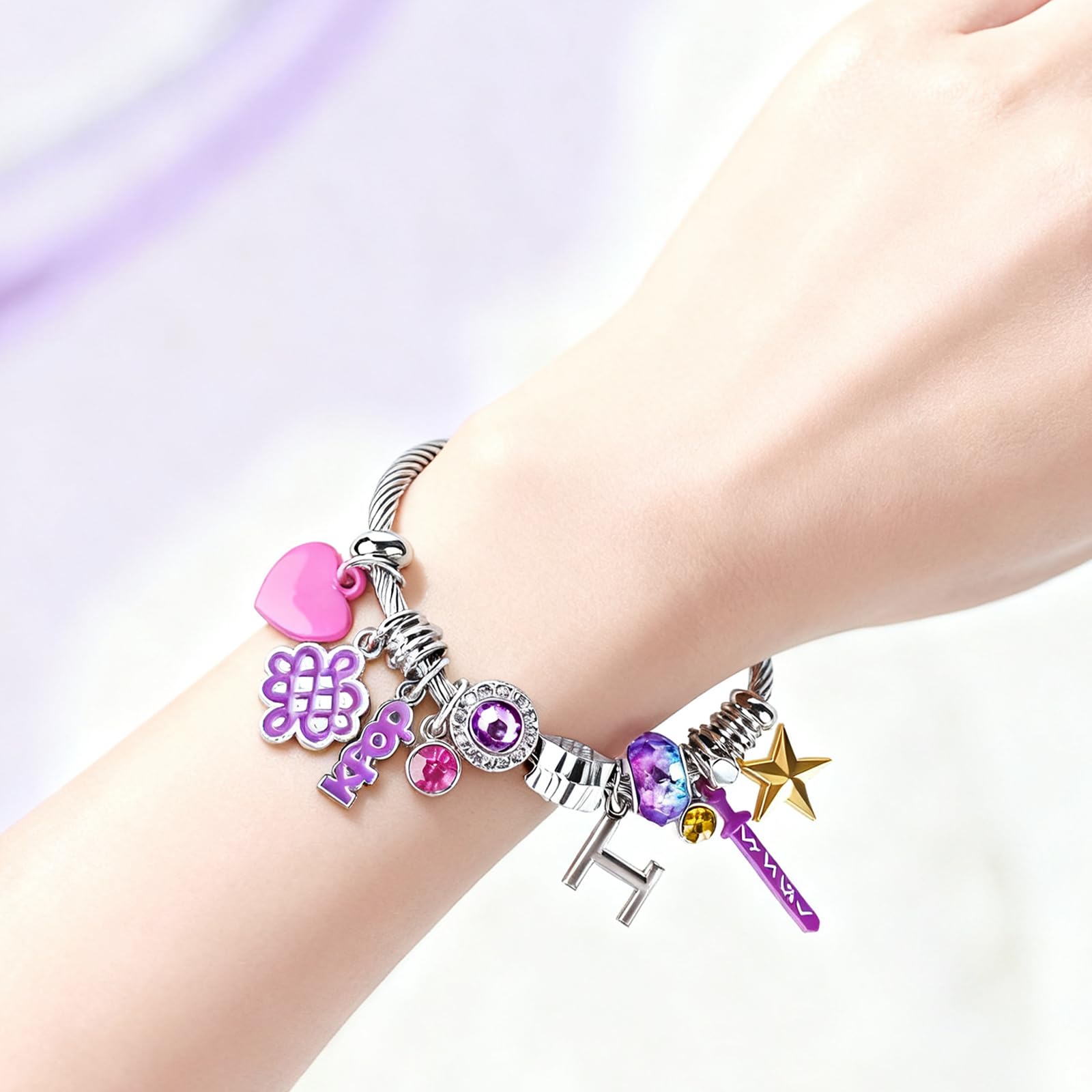 CelyBoutique KPop Bracelet - Merch Kpop Stuff items Bracelet Chirstmas Gift for Women, Kpop Jewelry accessories for Fans