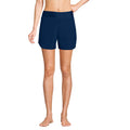 Lands' End Womens Sunshade UPF 50 5 Inch Board Shorts with Panty Deep Sea Navy Petite 0