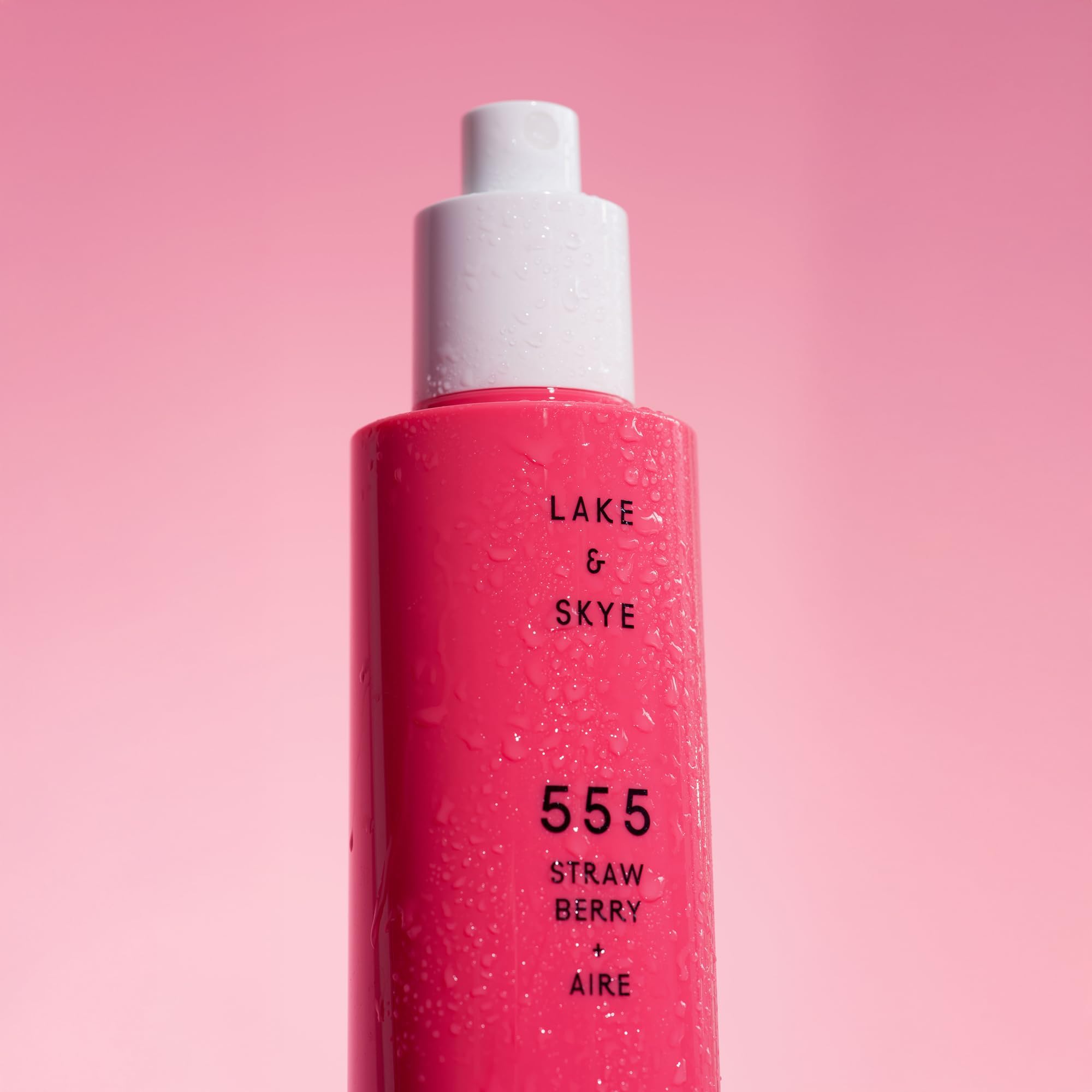 Lake & Skye 555 Strawberry + Aire Hair & Body Mini Mist - Travel Size, Hydrating, Fruity - 1 fl oz