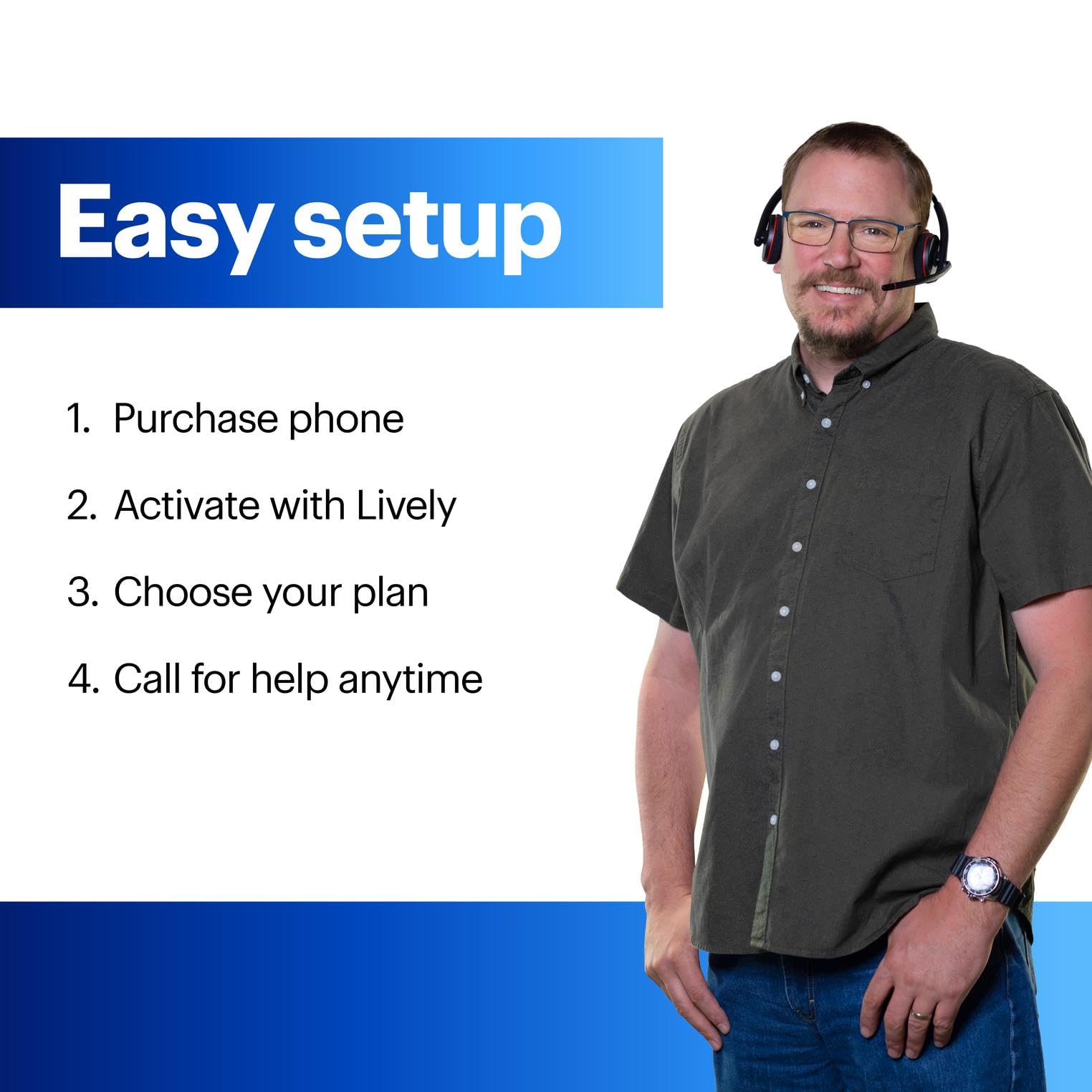 LIVELY Jitterbug Smart4 Smartphone for Seniors - Cell Phone for Seniors - Not Compatible with Other Wireless Carriers - No SIM Needed - Must Be Activated Phone Plan