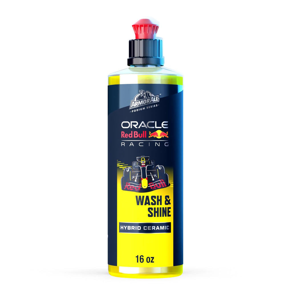 Armor All Podium Series Hybrid Ceramic Wash & Shine, 16 fl oz, 2-in-1 Car Wash and Wax Developed in Collaboration With Oracle Red Bull Racing