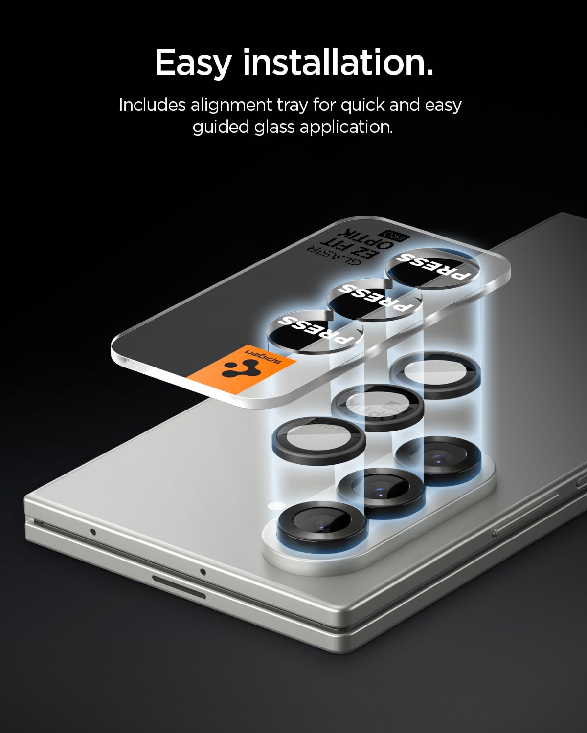 Spigen Camera Lens Protector for Galaxy Z Fold 8 Ultra, Fold 7 (2 Pack)