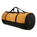 WHITEDUCK Heavy Duty Canvas Duffel Bag for Men and Women - Foldable Military Army Style Duffel Bag, with Full Length Zipper- Outdoors, Travel, Gym & Storage (Standard 21" x 12", Tan & Black)