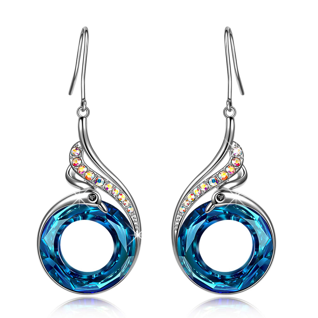 Kate Lynn "Rise From the Ashes Phoenix Bracelet & Earrings Set, Symbol of Luck and Renewal