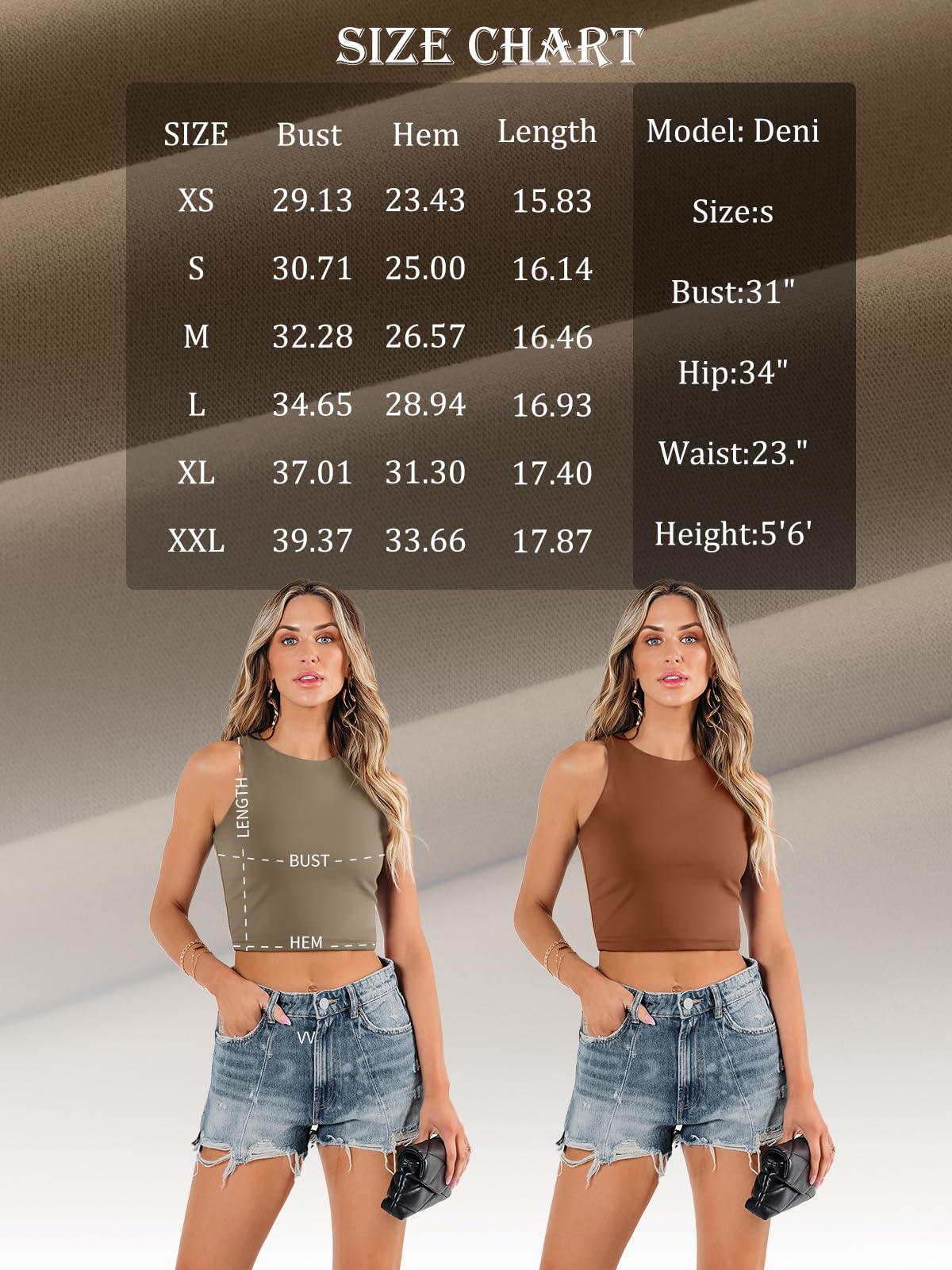 EFAN Womens Sexy Sleeveless Double Lined Crop Tops Workout Cute Tight Racerback Tank Tops Summer Clothes Teen Girls 2025 White M