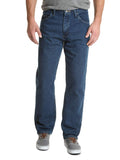 Classic 5-Pocket Relaxed Fit Cotton Jean, Dark Stonewash, 40W X 28L