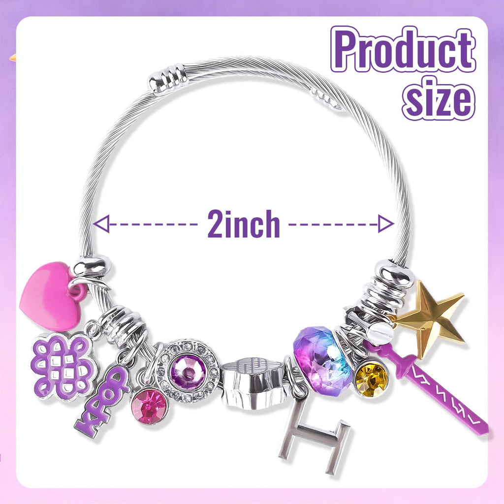 CelyBoutique KPop Bracelet - Merch Kpop Stuff items Bracelet Chirstmas Gift for Women, Kpop Jewelry accessories for Fans